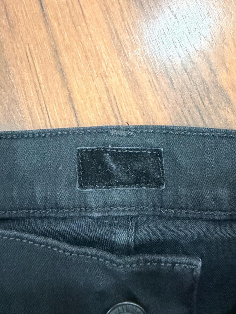 Mother The Mid Rise Dazzler Ankle Women 28 Black Not Guilty Stretch Denim - Picture 3 of 12